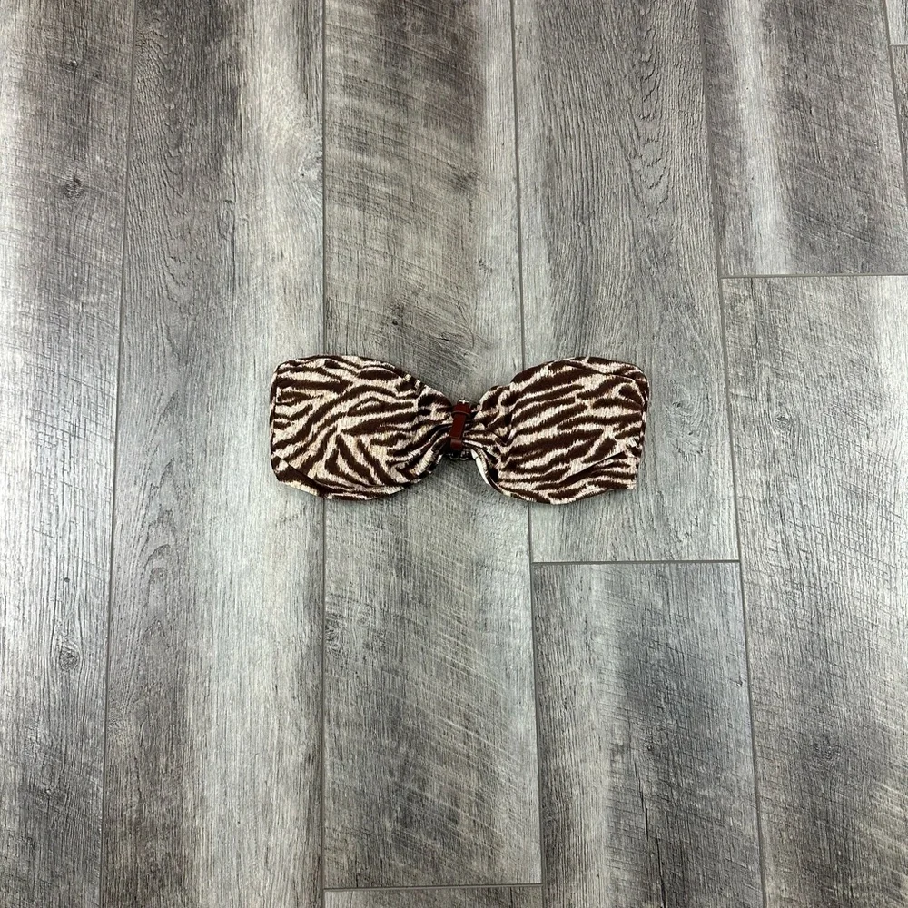 Michael Kors Animal Print‎ Bikini Top